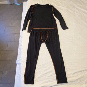 Jockey Go Sculpt Long Sleeve Crew Shirt and Long John XL/XXL